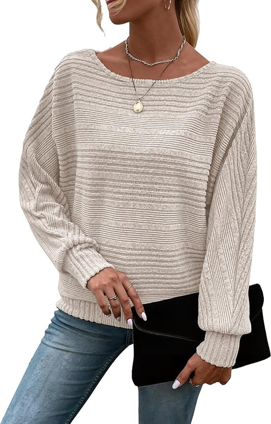 Womens Long Sleeve Shirts Crewneck Tunic Tops Pullover Sweaters Business Casual Blouses Fall Fashion 2026 by EffortlessChicRichinStory