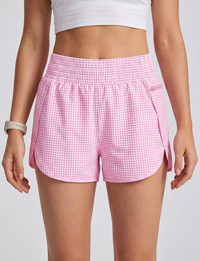 Blooming Jelly Women's Quick-Dry Running Shorts Workout Sport Layer Active Shorts with Pockets 1.75" - Image 2