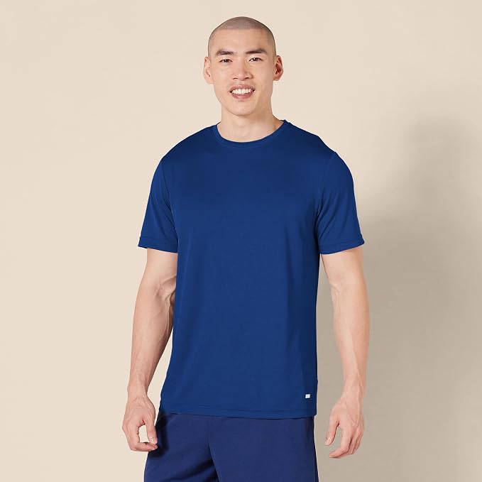 Amazon Essentials Men's Moisture Wicking Breathable Active Performance Tech Gym T-Shirts, Pack of 2 - Image 3