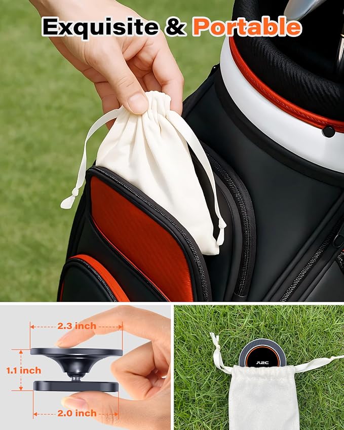 A2C Alloy Magnetic Golf Cart Phone Holder, Unique Golf Accessories for Men | Golf Gift for Men Dad Father Husband Women Golfers, Golf Accessories Essentials Gadgets Gear Stuff Fits EZGO Club Car Yamaha - Image 7