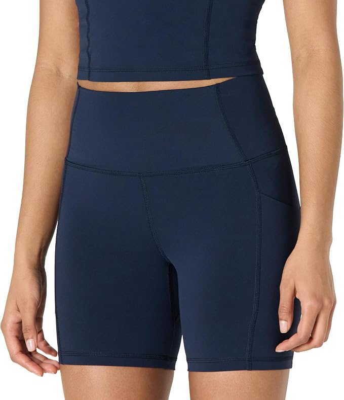 Amazon Essentials Women's Active FormFlex Buttery Soft High Waist Biker Shorts by AmazonEssentials