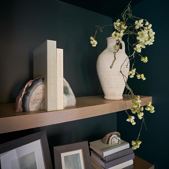 ZICOTO Set of 2 Beautiful Decorative Linen Books - Aesthetic Faux/Fake Books for Modern Home Decoration on Coffee Table, Bookshelf or Mantel - Stylish Keepsake Box and Photo Storage Solution - Image 6