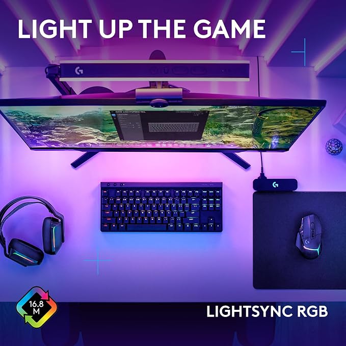 Logitech G502 X Plus Lightspeed Wireless Gaming Mouse + G515 TKL Wireless Gaming Keyboard (Tactile) Bundle: Black - Image 3