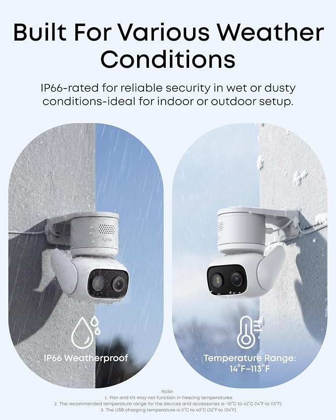 eufy Security Indoor/Outdoor Camera C31, IP66, Spotlight-Free Color Night Vision,360° Pan &Tilt, AutoTracking,AI Human/Vehicle/Pet/Cry Detection, 24/7 Recording,Dual External Antennas(No Subscription) - Image 6