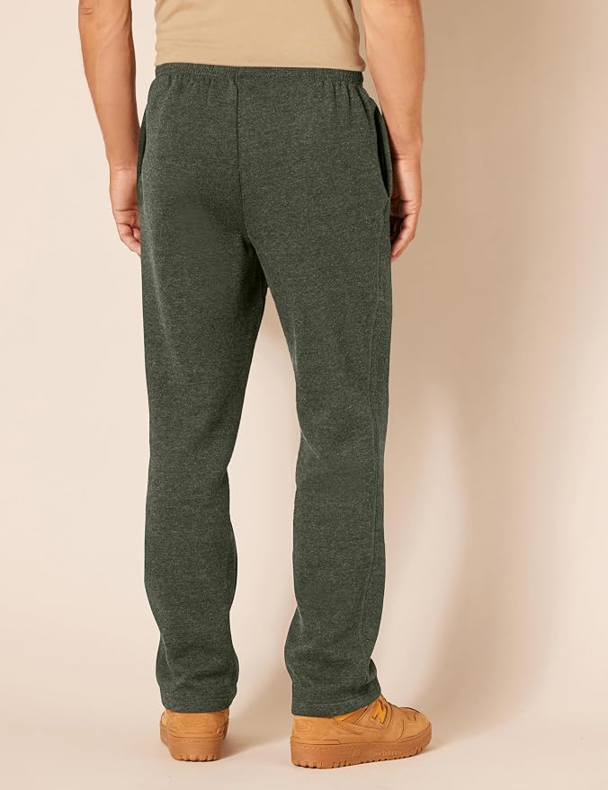 Amazon Essentials Men's Relaxed Straight Leg Fleece Open Bottom Sweatpant (Available in Big & Tall) - Image 3