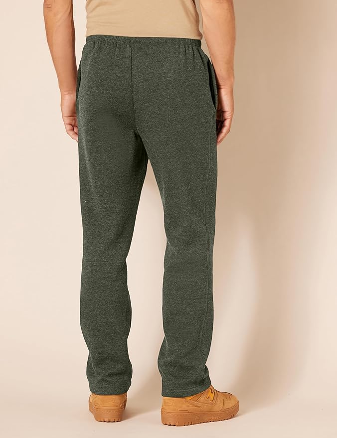 Amazon Essentials Men's Relaxed Straight Leg Fleece Open Bottom Sweatpant (Available in Big & Tall) - Image 3