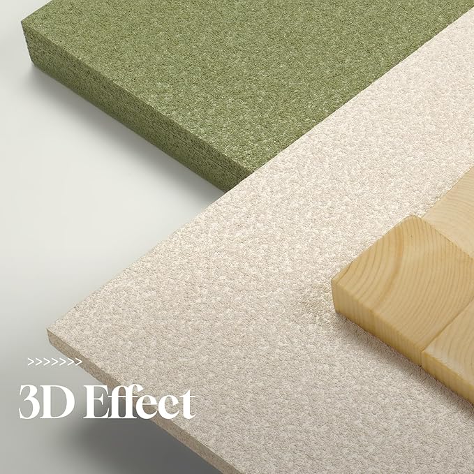 Cuspin Large 3D Wood Green Wall Art for Living Room, Modern Minimalist Sage Green Textured Wall Decor, Abstract Geometric Natural Wooden Block Artwork for Bedroom Dining Room Hallway Home Office - Image 6