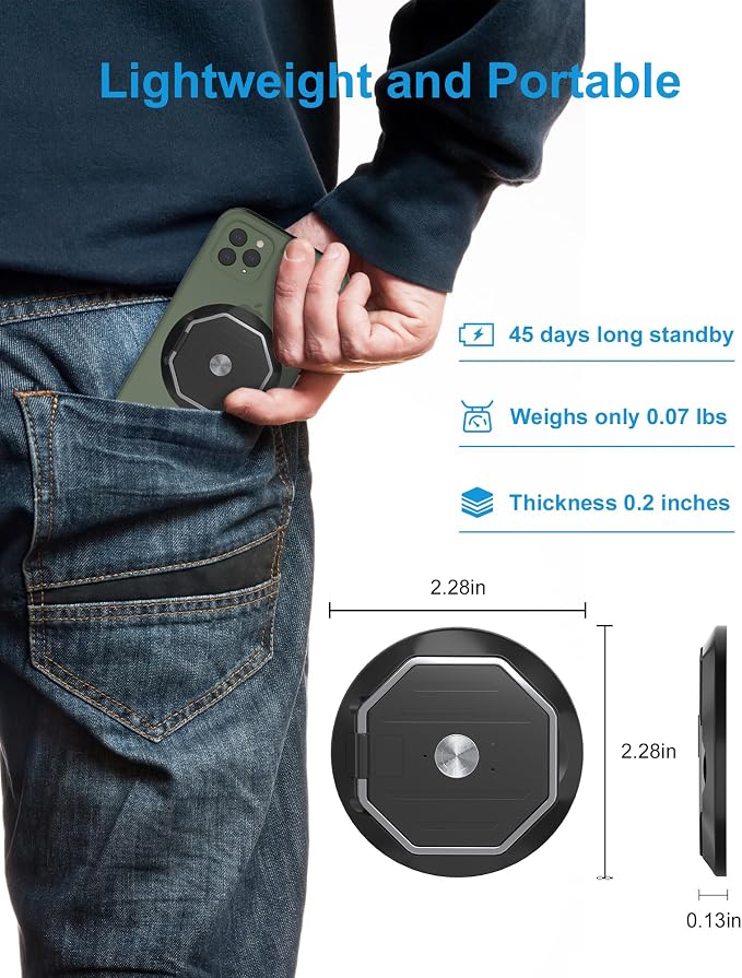 AI Enhanced Voice Recorder with Magnetic Kickstand, Built-in HD Microphone, Smartphone APP Enabled, Unlimited AI Translation Usage - Image 4