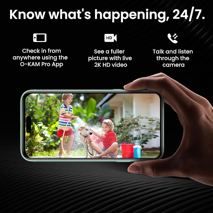 2026 Upgraded 2K Wireless Security Camera with 64G SD Card, Free Cloud Storage, 1-6 Month Battery Life, AI Motion Detection, Spotlight, Siren Alarm, 2-Way Audio, Waterproof WiFi Surveillance Camera - Image 4