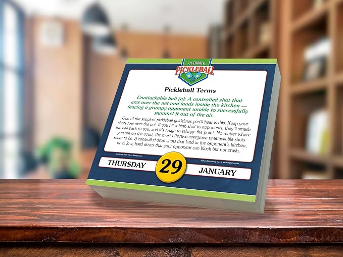 Ultimate Pickleball 2026 Daily Desk Calendar: Boxed Page-a-Day Sports Trivia Calendar with Day-to-Day Tips, Techniques & Fun Facts for Pickleball Players - Image 4