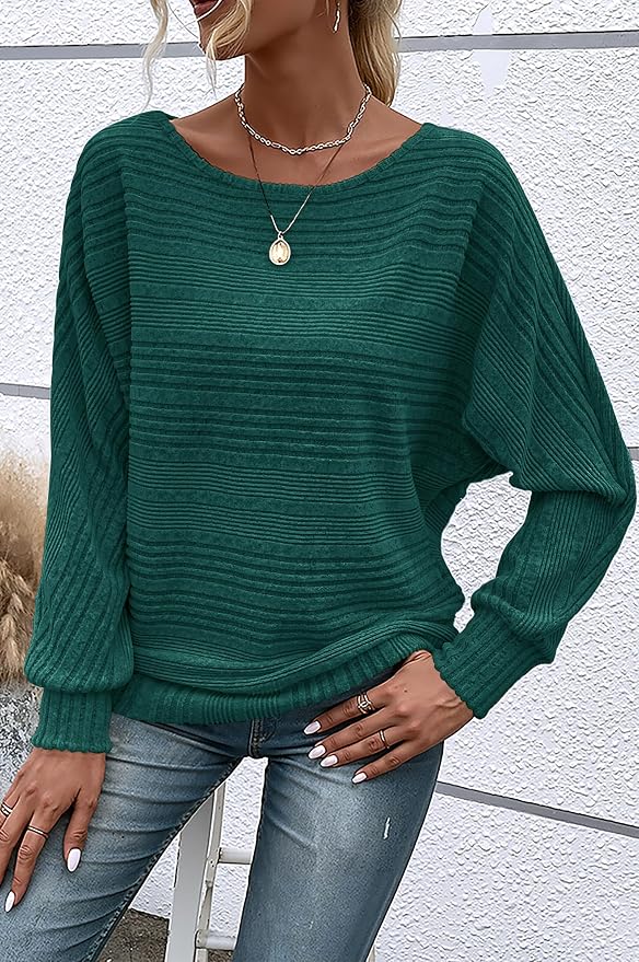 Womens Long Sleeve Shirts Crewneck Tunic Tops Pullover Sweaters Business Casual Blouses Fall Fashion 2026 - Image 2