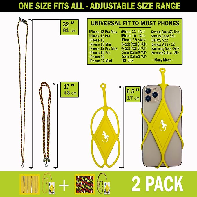Gecko Travel Tech Cell Phone Lanyard Phone lanyards for Around The Neck Neck Lanyard Phone Crossbody - Image 4