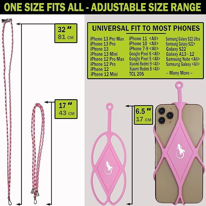 Gecko Travel Tech Cell Phone Lanyard Phone lanyards for Around The Neck Neck Lanyard Phone Crossbody - Image 5