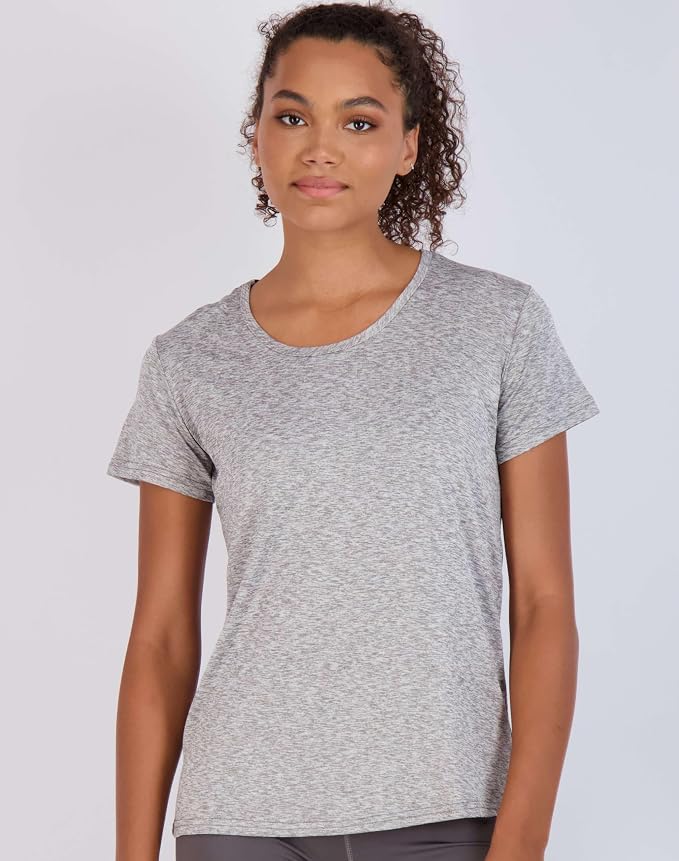 5 Pack Women's Dry Fit Short Sleeve Athletic Gym Workout Running Tops | Available in Plus Size, Exercise, Sports, Fitness, Quick Dry, Cooling, Moisture Wicking, Loose Basic Tees, Yoga, Pilates - Image 6
