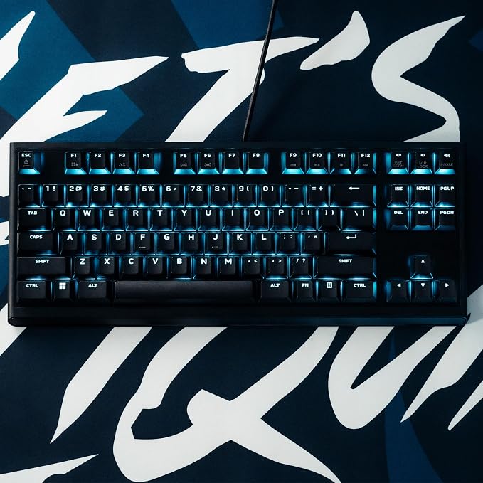 Alienware Wired Gaming Keyboard AW420K, Linear Mechanical, TKL | USB-C, Detachable Cable, Adjustable Height, RGB Per-Key, Dark Side of the Moon, 2-Year Warranty - Image 11