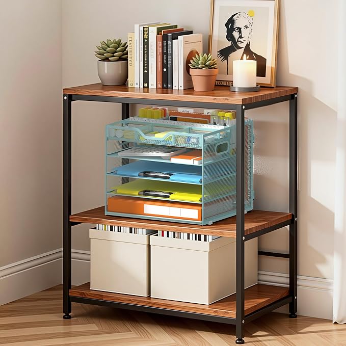 Docnest 5 Tier Desk Organizer with Hanging File Folder Holder&Tray, Blue | Features 3 detachable pen holders and 4 removable dividers.Versatile mesh desktop storage for mail, document,office supplie - Image 3
