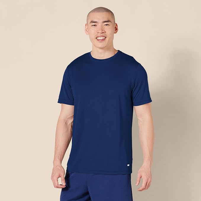 Amazon Essentials Men's Moisture Wicking Breathable Active Performance Tech Gym T-Shirts, Pack of 2 - Image 3