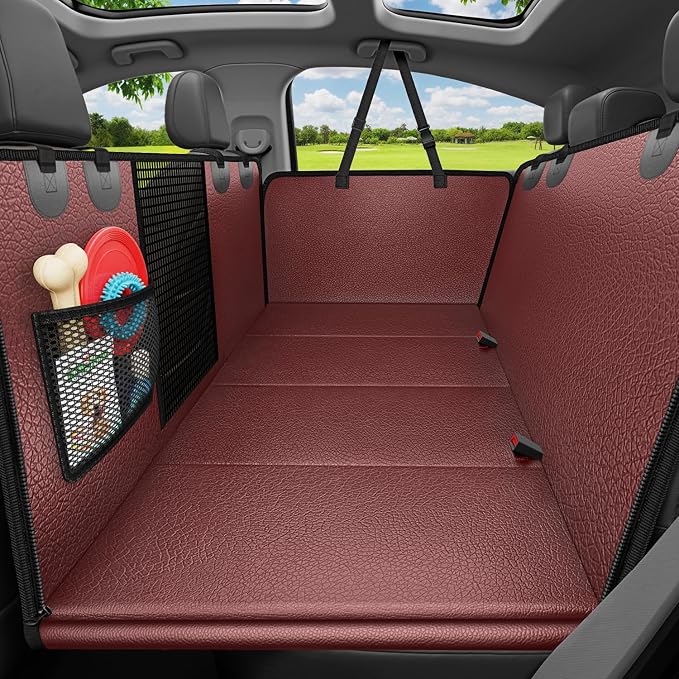 URPOWER Dog Car Seat Cover for Pets 100% Waterproof Seat Cover Hammock 600D Heavy Duty Scratch Proof Nonslip Durable Soft Back Seat Covers for Cars Trucks and SUVs by URPOWER