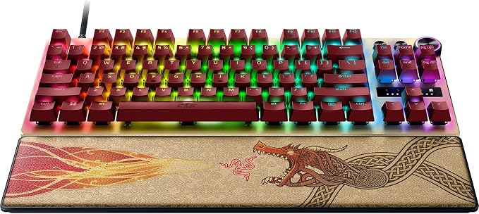 Razer Huntsman V3 Pro TKL Esports Gaming Keyboard, Counter Strike 2 Edition | Analog Optical Switches Gen 2, Razer Snap Tap, Rapid Trigger, Adjustable Actuation, Media Keys & Dial, PBT Keycaps - Image 12