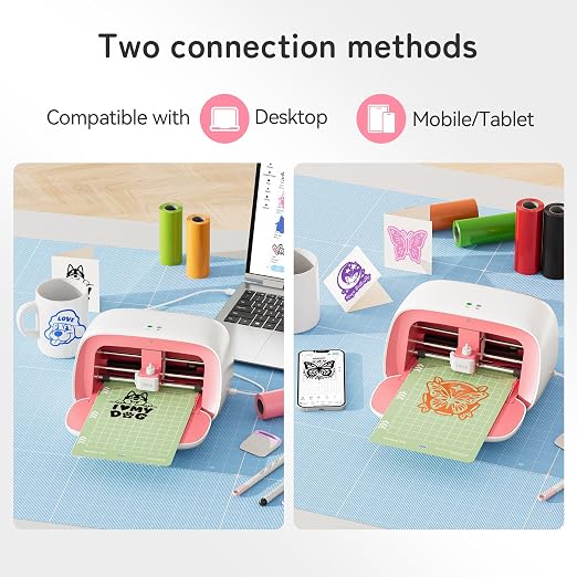 Likcut Portable Vinyl Cutter Machine for DIY Crafts, Compact Cutting Machine for Stickers - Image 8