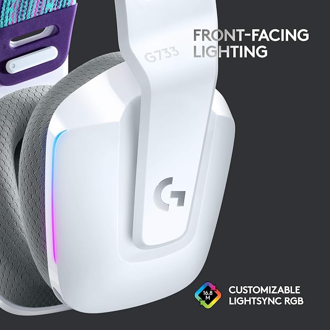 Logitech G502 X Lightspeed Wireless Gaming Mouse + G733 Lightspeed Wireless Gaming Headset - White - Image 7