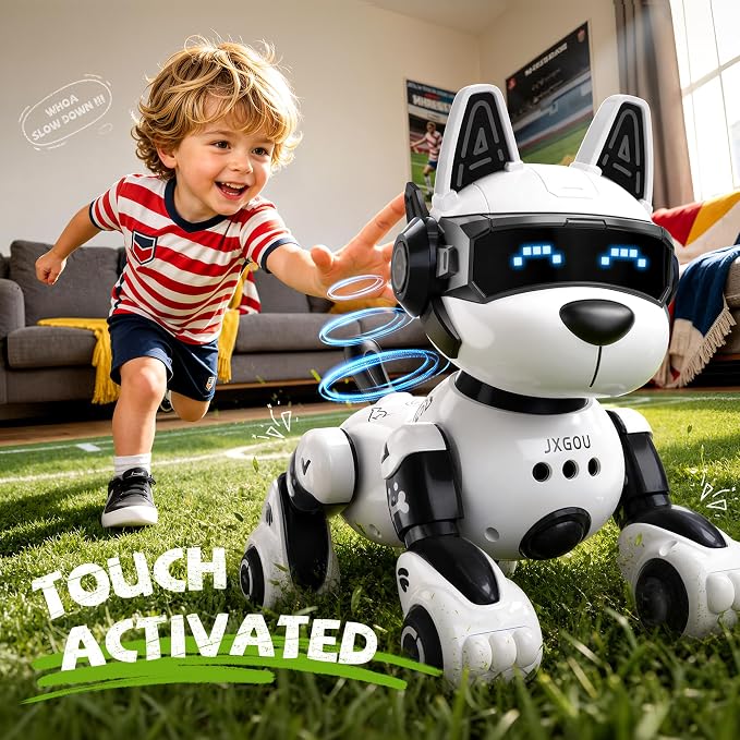 Smart Robot Dog, 2.4GHz Remote Control Robot Dog Toys for Kids 5-7 8-12, Voice & APP Control, Interactive Realistic Robot Puppy Toys for 5 6 7 8 9 10 11 12 Year Old Boys, Birthday Boy Girl Gift - Image 5