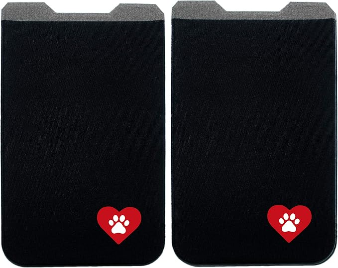 Phone Wallet - Adhesive Card Holder - Cell Phone Pouch - Stick on Lycra Pocket by Gecko - Carry Credit Cards and Cash - Image 9