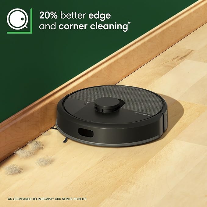 iRobot Roomba 105 Vac Robot Vacuum with AutoEmpty Dock - Self-Empties for 75 Days, Easy to use, Intense Power-Lifting Suction, LiDAR Navigation, Multi-Surface Cleaning, Cleans in Neat Rows | Autoempty Dock Up to 75 Days, Clearview Lidar Mapping, WI-FI ... - Image 7