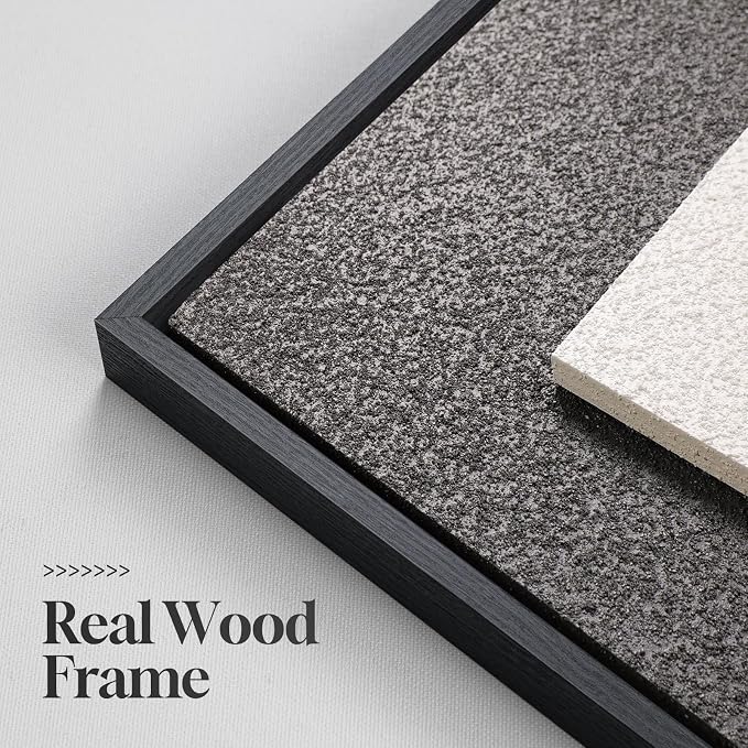 Large 3D Textured Framed Neutral Abstract Wall Art for Living Room, 3 Piece Modern Artwork for Walls, Minimalist White and Brown Geometric Wall Paintings for Hallway, Stair, Office Wall Decor 24x36 In - Image 5