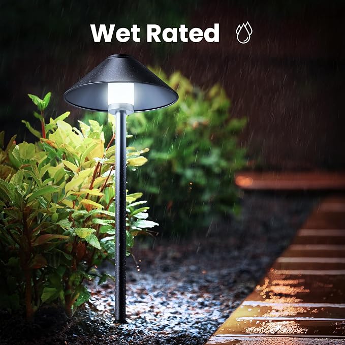 Feit Electric Smart Outdoor Cone Path Lights, 100 Lumens, Color Changing & Tunable White, Music Sync, Works with Alexa & Google Home, App & Remote Control, 15,000-Hour Lifetime, PATH/RGBW/AG/4, 4-Pack - Image 8