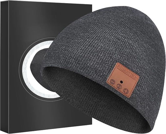 Bluetooth Beanie Headphones Hat Unique Christmas Tech Gifts by FULLLIGHTTECH