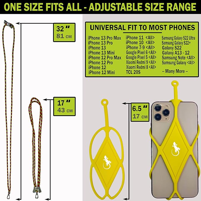 Gecko Travel Tech Cell Phone Lanyard Phone lanyards for Around The Neck Neck Lanyard Phone Crossbody - Image 5