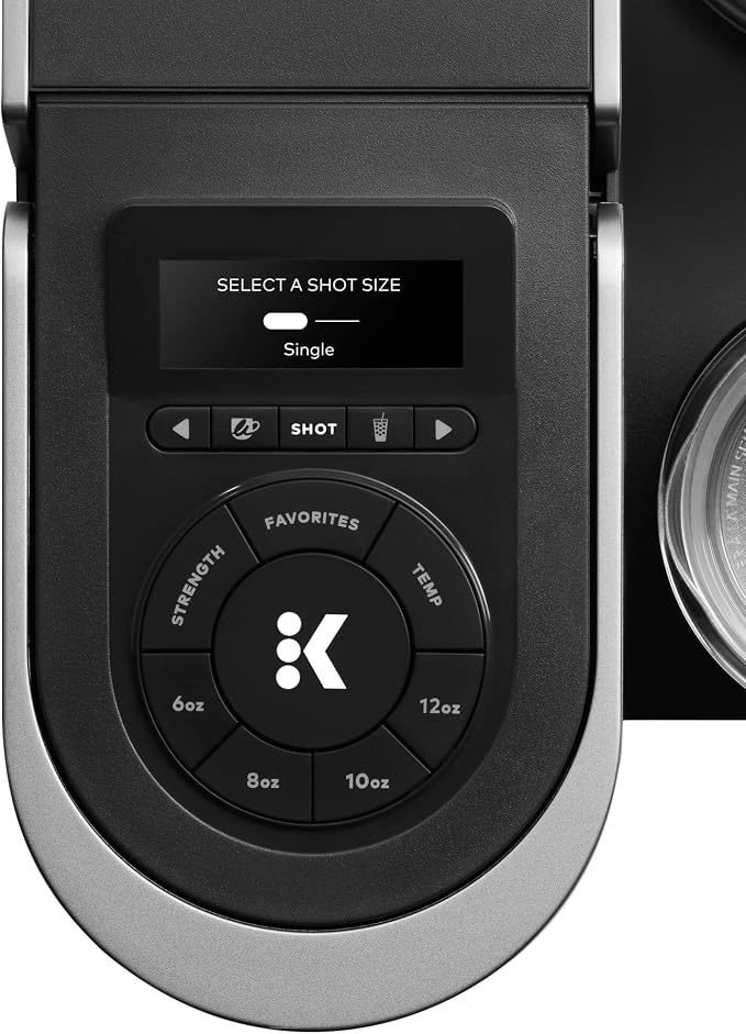 Keurig K-Café SMART Single Serve Coffee Maker with WiFi Compatibility, Latte and Cappuccino Machine with Built-In Frother, 6 Brew Sizes, Black | WIFI Brewid Smart Brewing, Built-in Milk Frother for Lattes and Cappuccinos, 6 Brew Sizes, K-Cup Pod Compat... - Image 26