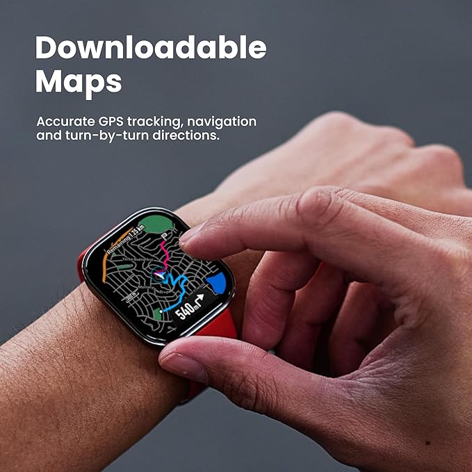 Amazfit Bip 6 Smart Watch 46mm, 14 Day Battery, 1.97" AMOLED Display, GPS & Free Maps, AI, Bluetooth Call & Text, Health, Fitness & Sleep Tracker, 140+ Workout Modes, 5 ATM Water-Resistance, Black - Image 3