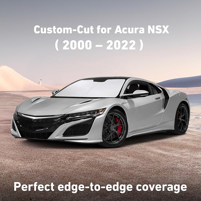 Econour Windshield Sunshade for Acura NSX 2000-2020, 2021, 2022 Sun Visor for Front Window Sun Shade Cover, UV Blocker & Protector, Car Accessories - Image 2
