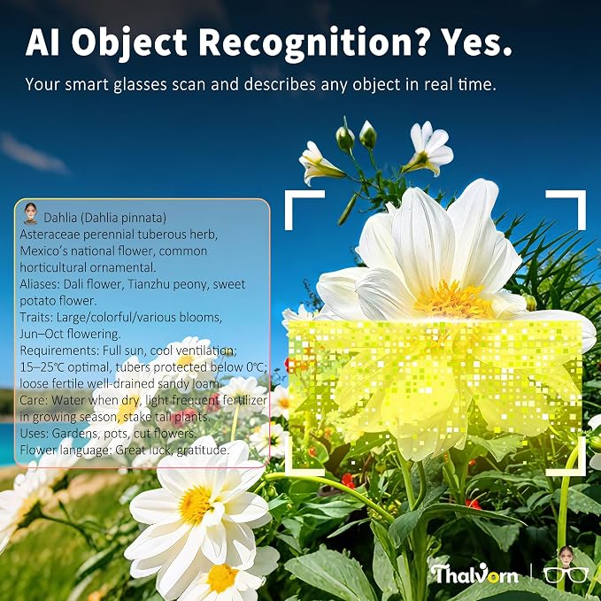 Innovative Smart Glasses,2026 Cutting-Edge AI HD Camera Glasses,AI Voice Assistant,Object Recognition,100+ Languages Real-time Translation,Support Video Photo Music Calling,Wearable Tech for Men Women - Image 4
