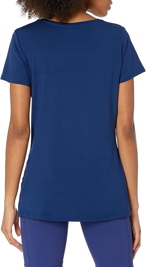 Amazon Essentials Women's Active Quick Dry Tech Stretch Short-Sleeve V-Neck T-Shirt (Available in Plus Size), Pack of 2 - Image 4