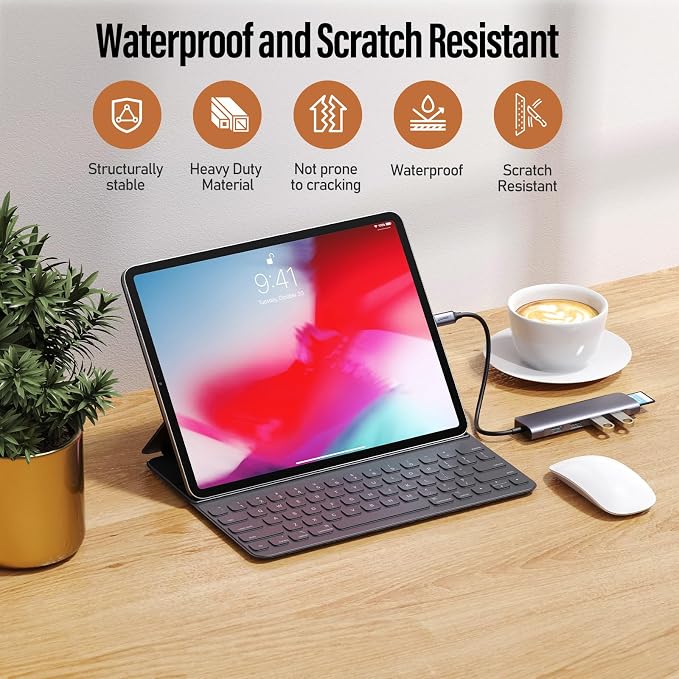 Panana Small Foldable Computer Desk, 31.5 inch Folding Home Office Desk for Small Spaces, Modern Simple Style for Home, Office, Study, Writing, No Assembly Required (Natural Wood, 31.5" x 15.7") - Image 6