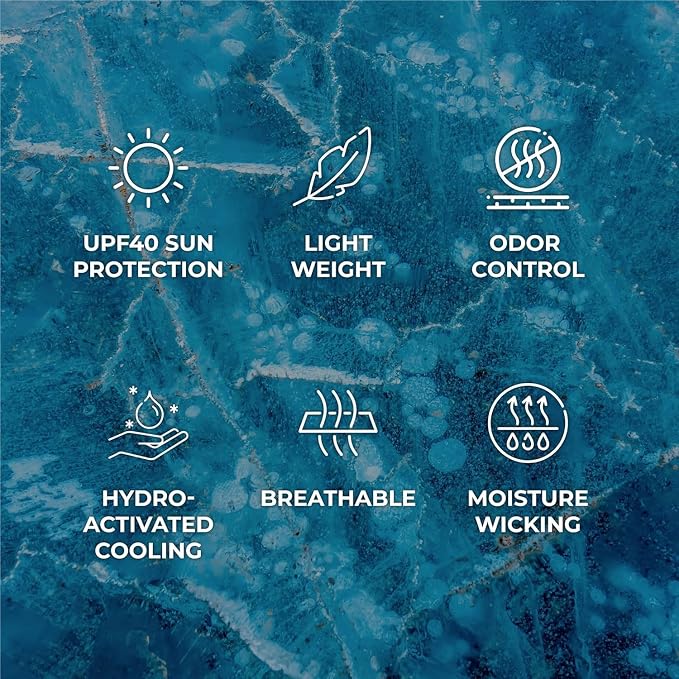 SHAKEitCOOL Large Cooling Shawl - Instant Heat Relief for Outdoor Events - Image 4