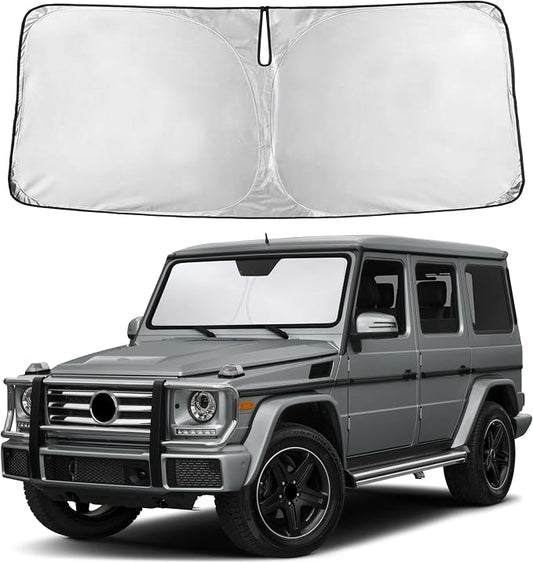 EcoNour Windshield Sunshade Compatible for Mercedes-Benz G Class 1990-2016 2017 2018, Sun Visor for Front Windshield & Window Sun Shade Cover, UV Heat Blocker & Protector, Car Accessories by EcoNour