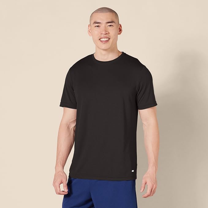 Amazon Essentials Men's Moisture Wicking Breathable Active Performance Tech Gym T-Shirts, Pack of 2 - Image 3