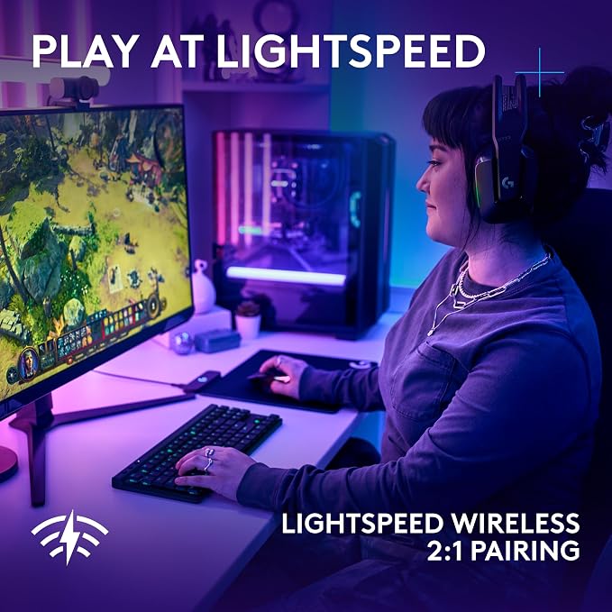 Logitech G502 X Plus Lightspeed Wireless Gaming Mouse + G515 TKL Wireless Gaming Keyboard (Tactile) Bundle: Black - Image 2