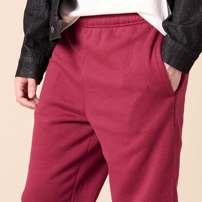 Amazon Essentials Men's Relaxed Straight Leg Fleece Open Bottom Sweatpant (Available in Big & Tall) - Image 5