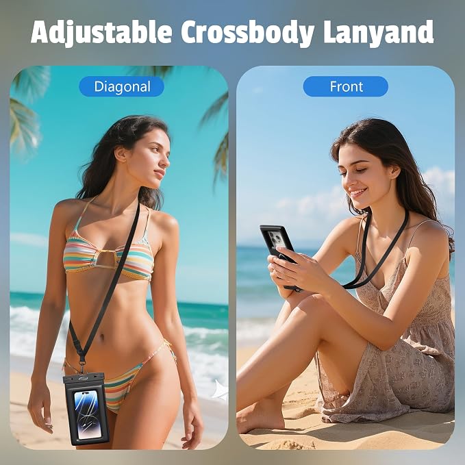 AiRunTech Universal Waterproof Phone Pouch, Beach Essential Accessories Protector iPhone Passport Money Sandproof,Swimming Sup Surfing Jetski Must Haves - Image 8