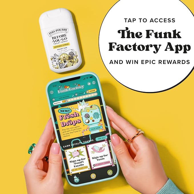 Poo-Pourri Before-you-Go Toilet Spray Bundle, Original Citrus 2 Fl Oz and Original Citrus 1 Fl Oz Pocket Travel Size - Lemon, Bergamot and Lemongrass - Image 5