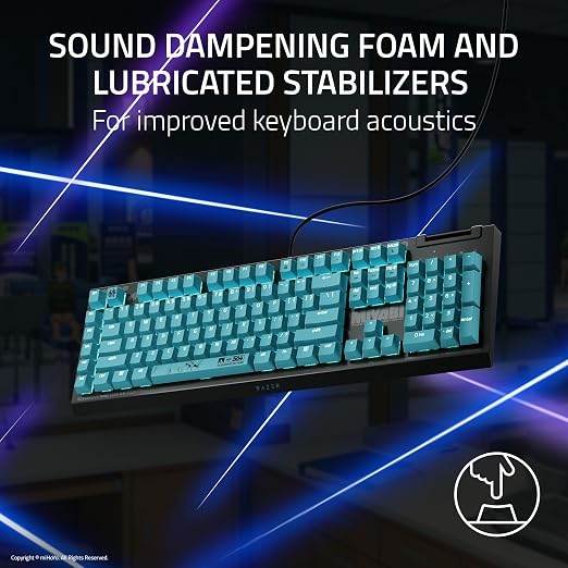 Razer BlackWidow V4 X Mechanical Gaming Keyboard, Zenless Zone Zero Edition | Green Switches Tactile & Clicky, 6 Macro Keys, Chroma RGB, Doubleshot ABS Keycaps, Sound Dampening & Stabilizers - Image 7