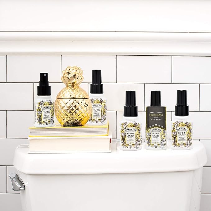 Poo-Pourri Before-You-Go Toilet Spray, Original Citrus 1.4 Ounce - 5 Pack, - Image 2