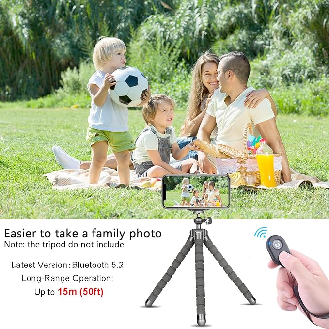 Cellphone Remote Shutter for Smartphones and Tablets (Colorful-9-pack), AOQIYUE Wireless Camera Remote Control Compatible with iPhone/Android Cellphone Wrist Strap Included - Image 6