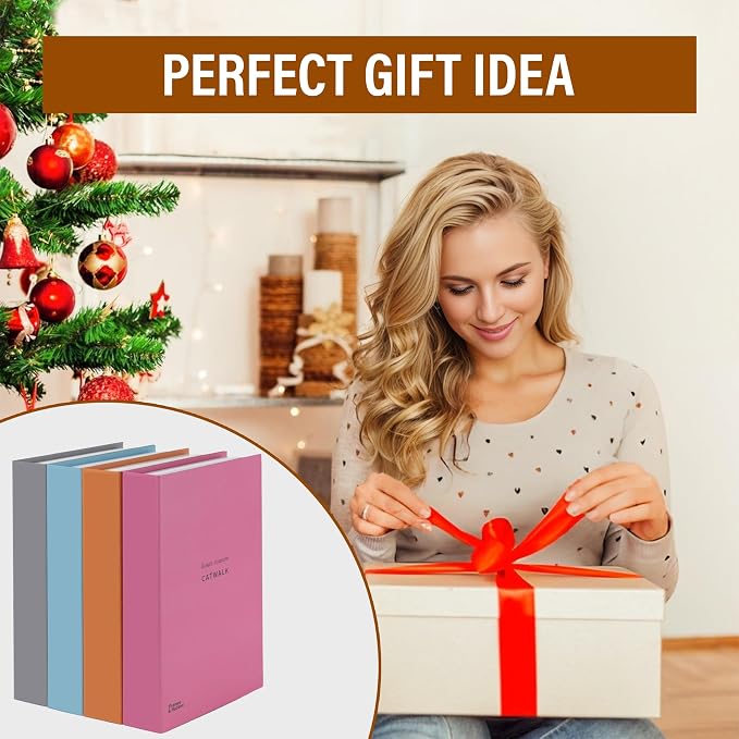 4 Pcs Decorative Books | Faux Modern Coffee Table & Shelf Decor | Sleek Minimalist Look for Living Room, Office and Entryway - Not Real, Tool-Free 2-Min Setup - Image 5