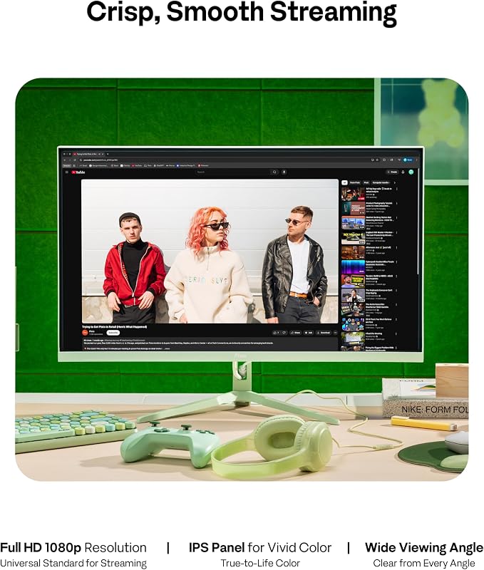 Pixio PX246 Wave Mint Green 24 inch 120Hz Refresh Rate FHD 1080p Resolution IPS Panel 4ms GTG Response Time Gaming Monitor with Adaptive Sync - Image 5